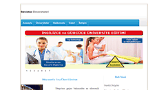 Desktop Screenshot of gurcistanuniversiteleri.org